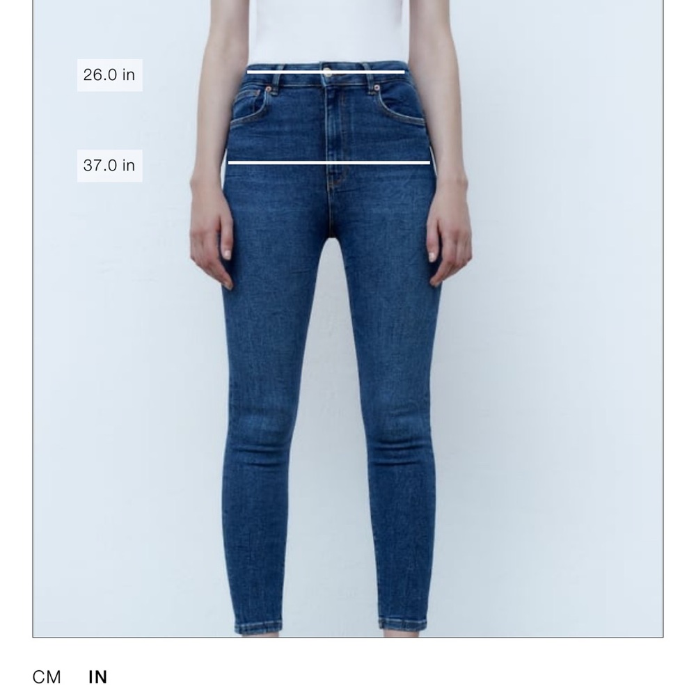 Zara High Waisted Denim Distressed Shorts - Picture 13 of 13